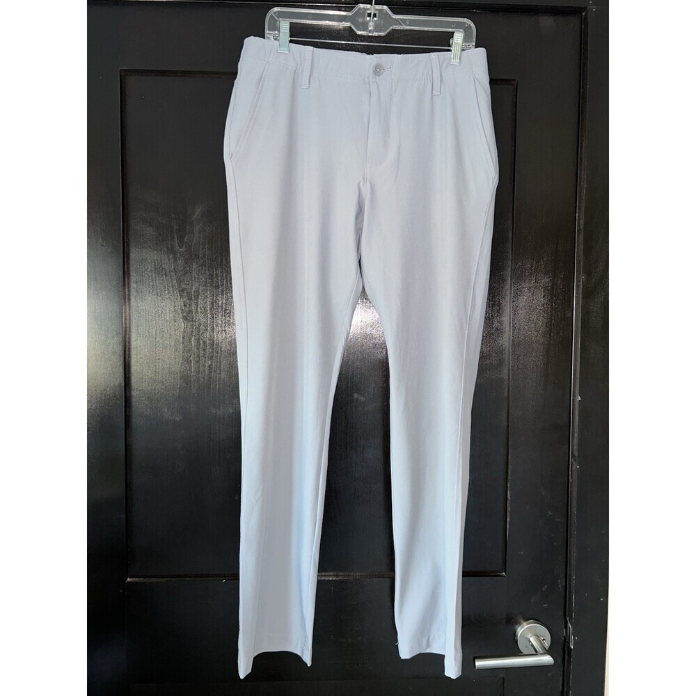 Under Armour Golf Pants Mens 34x 32 Gray Chino Play Performance